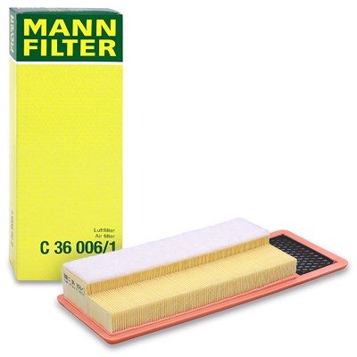 Mann-filter Luftfilter [Hersteller-Nr. C36006/1] für Alfa Romeo, Citroën, Fiat, Ford, Lancia, Opel, Peugeot von MANN-FILTER