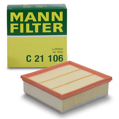 Mann-filter Luftfilter [Hersteller-Nr. C21106] für Abarth, Alfa Romeo, Fiat, Opel von MANN-FILTER