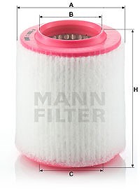 Mann-filter Luftfilter [Hersteller-Nr. C1652/2] für Audi von MANN-FILTER