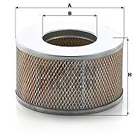 Mann-filter Luftfilter [Hersteller-Nr. C22013] für Toyota von MANN-FILTER