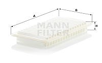 Mann-filter Luftfilter [Hersteller-Nr. C31023] für Daihatsu von MANN-FILTER