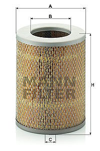 Mann-filter Luftfilter [Hersteller-Nr. C16136] für Isuzu, Lexus, Toyota von MANN-FILTER