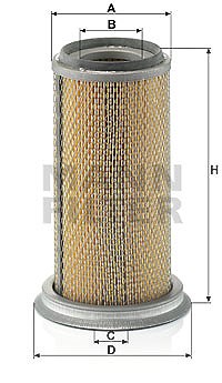 Mann-filter Luftfilter [Hersteller-Nr. C14168] für Land Rover von MANN-FILTER