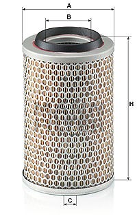 Mann-filter Luftfilter [Hersteller-Nr. C15127/1] für Mercedes-Benz von MANN-FILTER