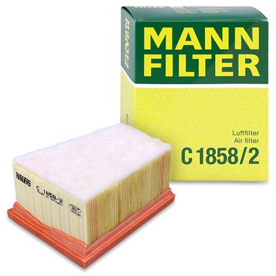 Mann-filter Luftfilter [Hersteller-Nr. C1858/2] für Dacia, Lada, Nissan, Opel, Renault von MANN-FILTER