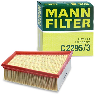 Mann-filter Luftfilter [Hersteller-Nr. C2295/3] für Seat, Skoda, VW von MANN-FILTER