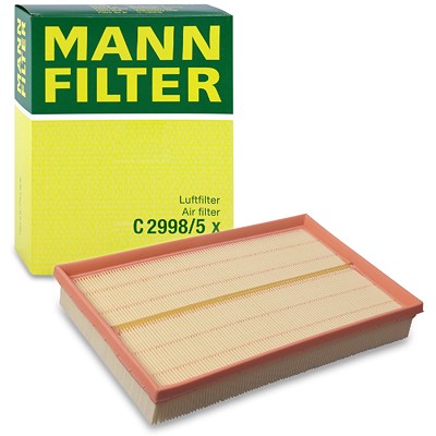 Mann-filter Luftfilter [Hersteller-Nr. C2998/5x] für Seat, Skoda, VW von MANN-FILTER