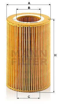 Mann-filter Luftfilter [Hersteller-Nr. C1036/1] für Smart von MANN-FILTER