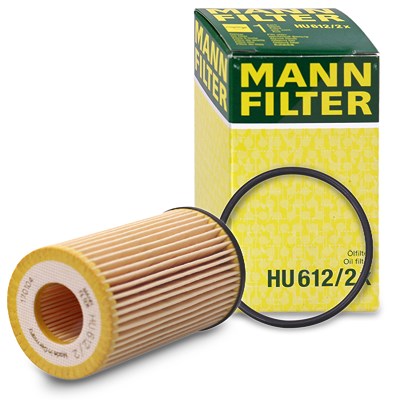 Mann-filter Ölfilter [Hersteller-Nr. HU612/2x] für Alfa Romeo, Chevrolet, Fiat, Opel, Saab, Suzuki von MANN-FILTER