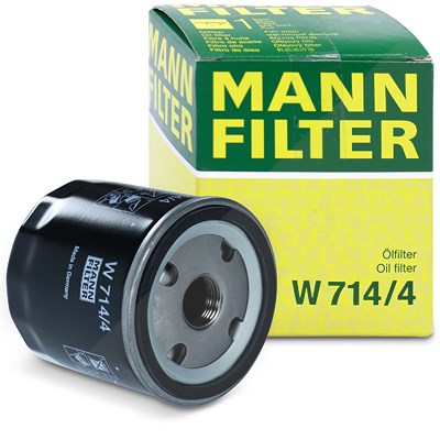 Mann-filter Ölfilter [Hersteller-Nr. W714/4] für Alfa Romeo, Fiat, Lancia von MANN-FILTER