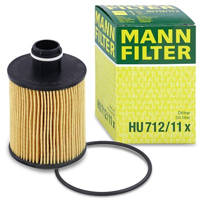 Mann-filter Ölfilter [Hersteller-Nr. HU712/11x] für Alfa Romeo, Citroën, Fiat, Ford, Lancia, Peugeot, Suzuki von MANN-FILTER