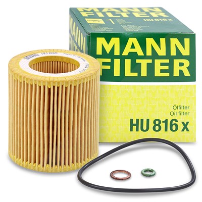 Mann-filter Ölfilter [Hersteller-Nr. HU816x] für Alpina, BMW von MANN-FILTER