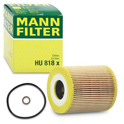 Mann-filter Ölfilter [Hersteller-Nr. HU818x] für Alpina, BMW, Land Rover, Opel von MANN-FILTER