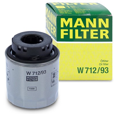 Mann-filter Ölfilter [Hersteller-Nr. W712/93] für Audi, Seat, Skoda, VW von MANN-FILTER