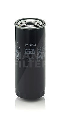 Mann-filter Ölfilter [Hersteller-Nr. W735/2] für Audi von MANN-FILTER