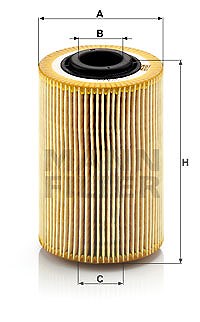 Mann-filter Ölfilter [Hersteller-Nr. HU924/2x] für BMW von MANN-FILTER