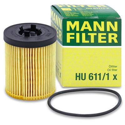 Mann-filter Ölfilter [Hersteller-Nr. HU611/1x] für Cadillac, Opel, Saab von MANN-FILTER