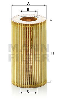 Mann-filter Ölfilter [Hersteller-Nr. HU718/1y] für Chrysler von MANN-FILTER