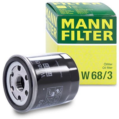 Mann-filter Ölfilter [Hersteller-Nr. W68/3] für Citroën, Daihatsu, Geely, Peugeot, Toyota von MANN-FILTER