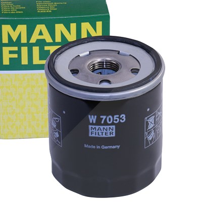 Mann-filter Ölfilter [Hersteller-Nr. W7053] für Citroën, Daihatsu, Fiat, Hyundai, Lada, Lancia, Ldv, Nissan, Peugeot, Piaggio, Rover von MANN-FILTER