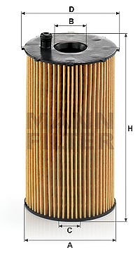 Mann-filter Ölfilter [Hersteller-Nr. HU934/1x] für Peugeot, Land Rover, Citroën, Jaguar von MANN-FILTER