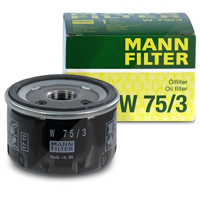 Mann-filter Ölfilter [Hersteller-Nr. W75/3] für Alfa Romeo, Alpine, Aro, Dacia, Jeep, Lada, Lancia, Ligier, Mitsubishi, Nissan, Opel, Piaggio, Renault von MANN-FILTER