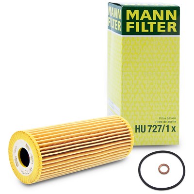 Mann-filter Ölfilter [Hersteller-Nr. HU727/1x] für Gm Korea, Mercedes-Benz, Ssangyong, VW von MANN-FILTER