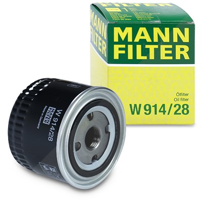 Mann-filter Ölfilter [Hersteller-Nr. W914/28] für Fiat, Iveco von MANN-FILTER