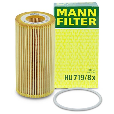 Mann-filter Ölfilter [Hersteller-Nr. HU719/8x] für Ford, Volvo von MANN-FILTER