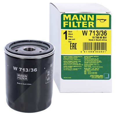 Mann-filter Ölfilter [Hersteller-Nr. W713/36] für Ford, Mazda von MANN-FILTER