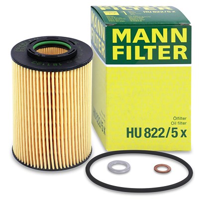 Mann-filter Ölfilter [Hersteller-Nr. HU822/5x] für Hyundai, Kia von MANN-FILTER