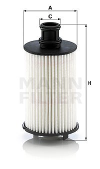 Mann-filter Ölfilter [Hersteller-Nr. HU8008z] für Jaguar, Land Rover von MANN-FILTER