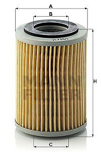 Mann-filter Ölfilter [Hersteller-Nr. H716/1x] für Opel von MANN-FILTER