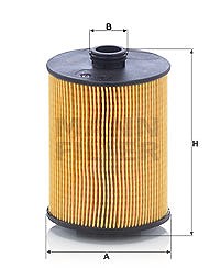 Mann-filter Ölfilter [Hersteller-Nr. HU8009z] für Porsche, Skoda, VW von MANN-FILTER