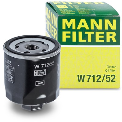 Mann-filter Ölfilter [Hersteller-Nr. W712/52] für Audi, Seat, Skoda, VW von MANN-FILTER