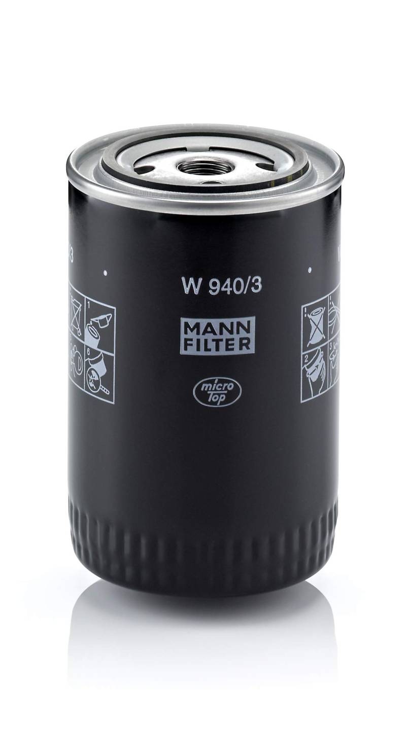 MANN-FILTER W 940/3 Ölfilter – Für PKW von MANN-FILTER