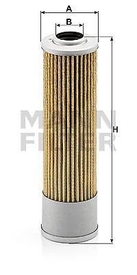 Mann-filter Filter, Arbeitshydraulik [Hersteller-Nr. H614/3] von MANN-FILTER