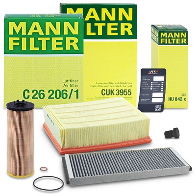 Mann-filter Inspektionspaket Filtersatz SET A für Audi, VW von MANN-FILTER