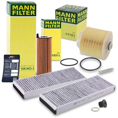 Mann-filter Inspektionspaket Filtersatz SET A für Audi von MANN-FILTER