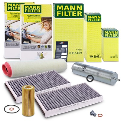 Mann-filter Inspektionspaket Filtersatz SET B für BMW von MANN-FILTER