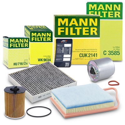 Mann-filter Inspektionspaket Filtersatz SET B für Citroën, Mitsubishi, Peugeot von MANN-FILTER