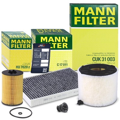 Mann-filter Inspektionspaket Set A für Audi von MANN-FILTER