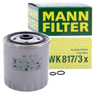 Mann-filter Kraftstofffilter [Hersteller-Nr. WK817/3x] für Gm Korea, Mercedes-Benz, Ssangyong von MANN-FILTER