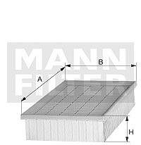 Mann-filter Luftfilter [Hersteller-Nr. C25018] für Isuzu von MANN-FILTER