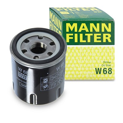 Mann-filter Ölfilter [Hersteller-Nr. W68] für Aixam, Renault von MANN-FILTER