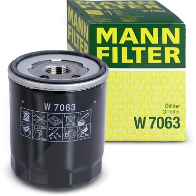 Mann-filter Ölfilter [Hersteller-Nr. W7063] für Citroën, Fiat, Opel, Peugeot, Toyota von MANN-FILTER