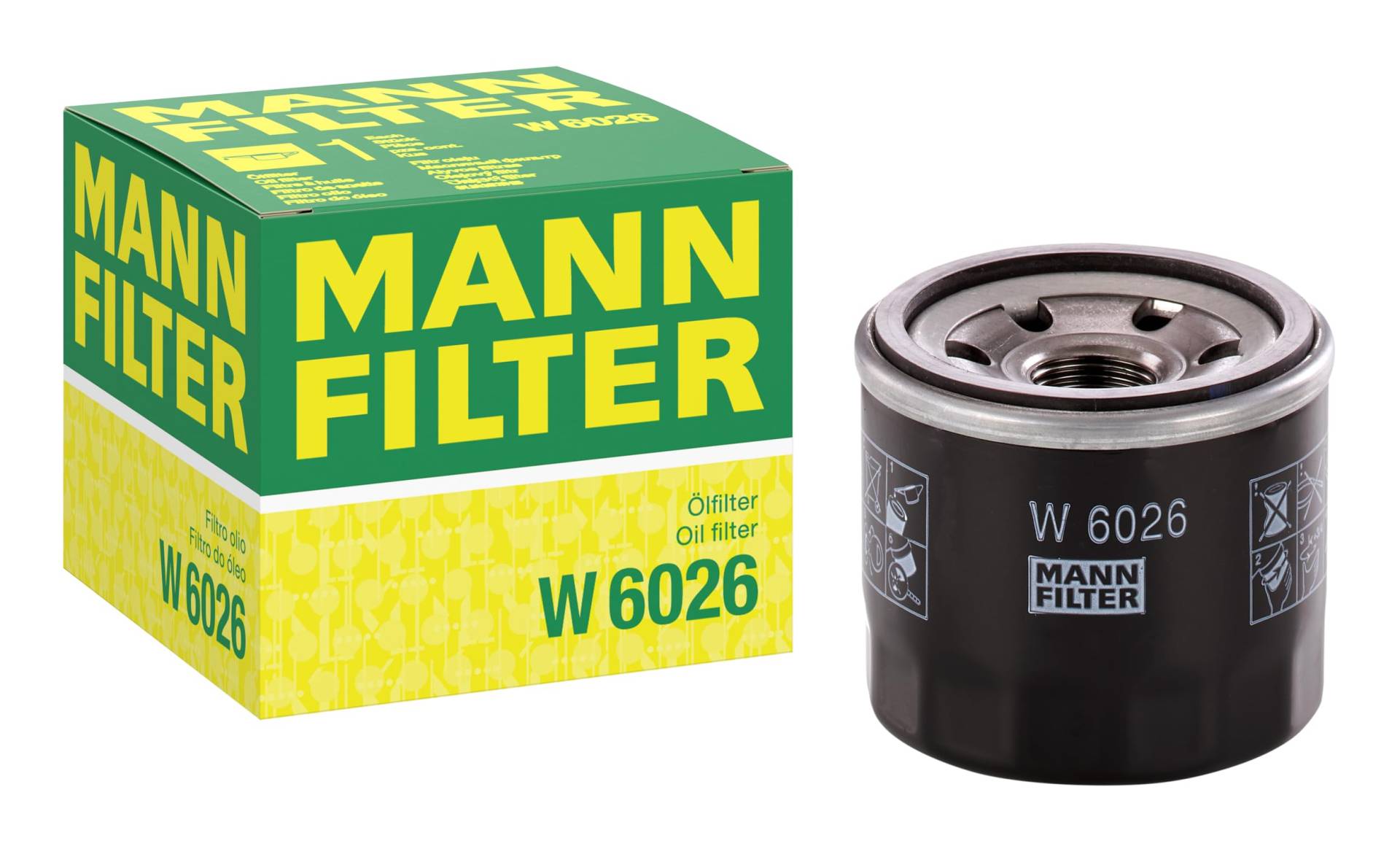 MANN-FILTER W 6026 Ölfilter - PKW + TRANSPORTER von MANN-FILTER