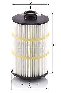 Mann-filter Ölfilter [Hersteller-Nr. HU7024Z] für Audi, Bentley von MANN-FILTER