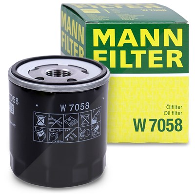 Mann-filter Ölfilter [Hersteller-Nr. W7058] für Citroën, Ds, Fiat, Lancia, Opel, Peugeot, Suzuki, Toyota von MANN-FILTER