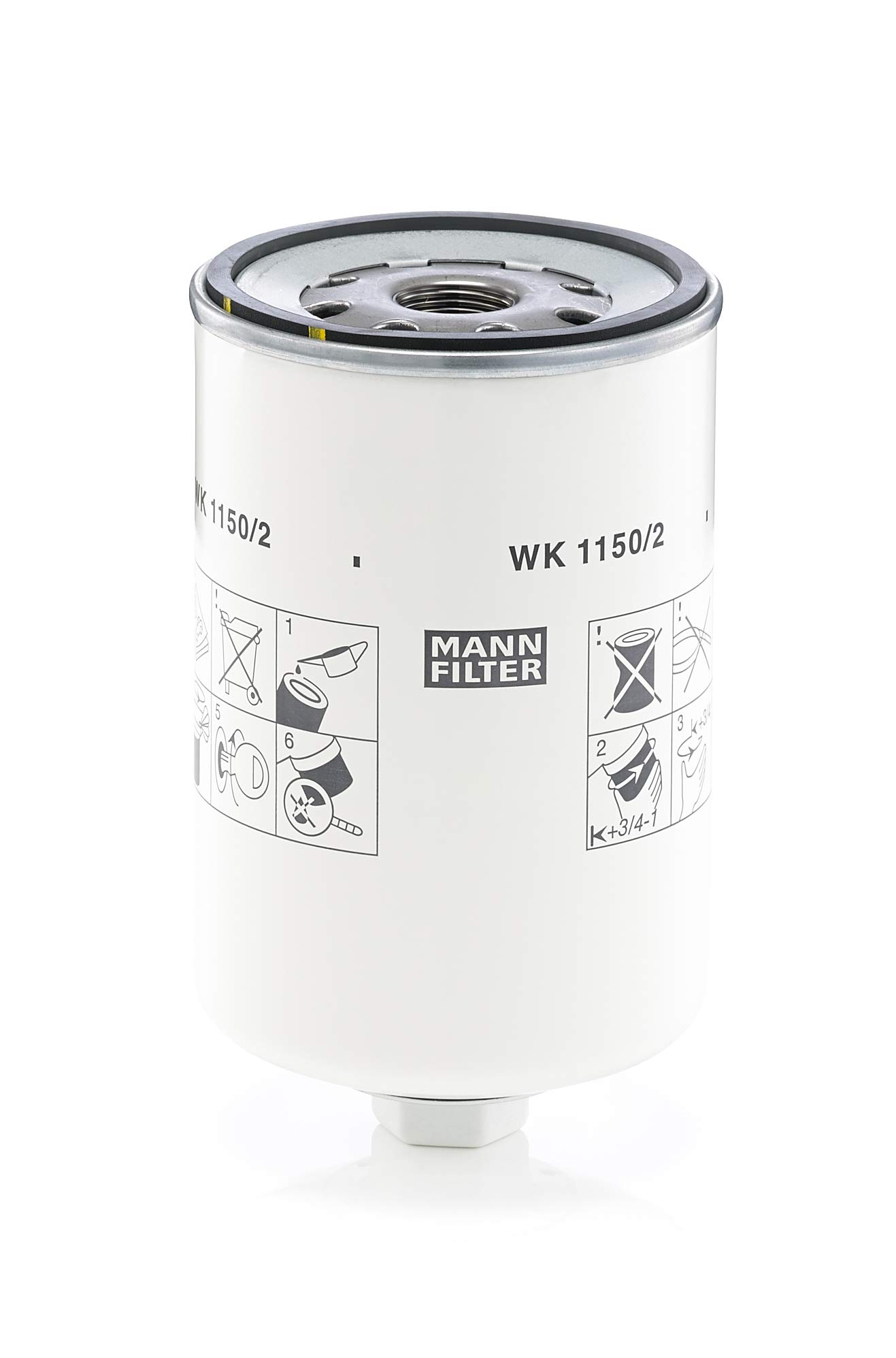 MANN-FILTER WK 1150/2 Filtro de combustible – Para Vehículos de utilidad von MANN-FILTER